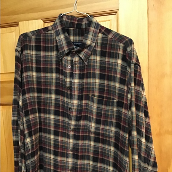 burberry flannel shirt